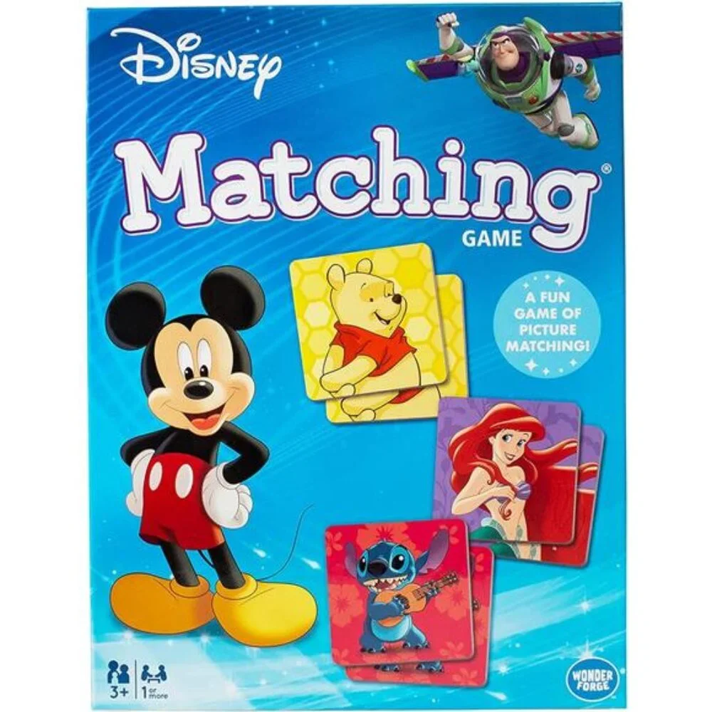 Wonder Forge Disney Matching Game – Fun Memory Game for Boys & Girls Ages 3